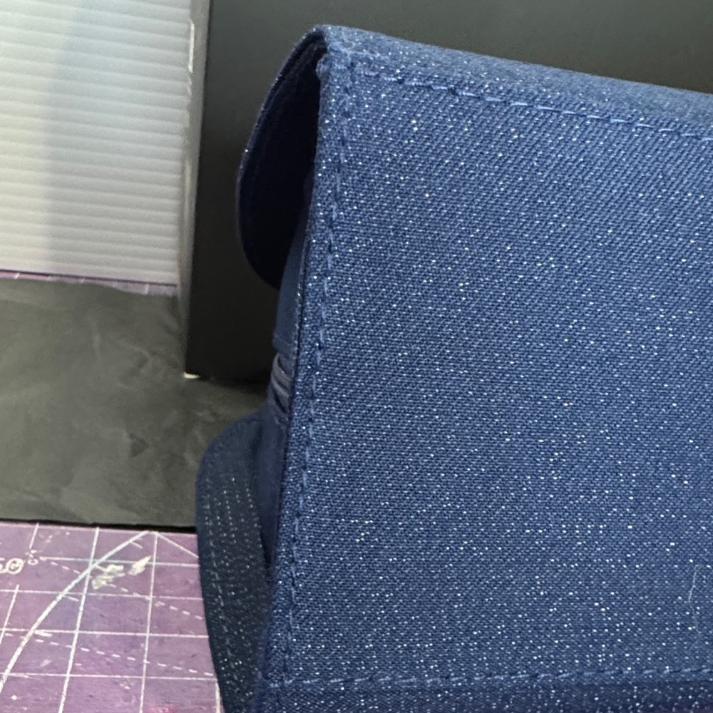 Georgio Armani Navy Evening Clutch - Picture 9 of 10